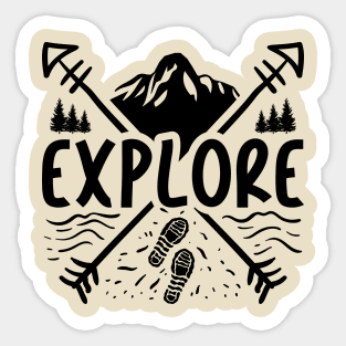 Explore Sticker